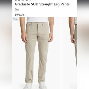 AG Adriano Goldschmied Men's Light Tan Jeans